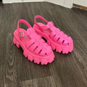 NWOT Steve Madden Echo Platform Sandals